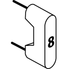 Bticino - Jeu de 10 cavaliers de configuration pour système BUS avec marquage 8