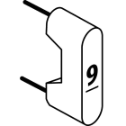 Bticino - Jeu de 10 cavaliers de configuration pour système BUS avec marquage 9