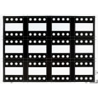 Bticino - Feuilles A5 personnalisables noires pour commande 8 boutons-poussoirs