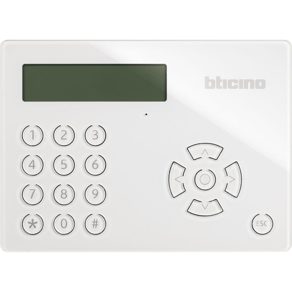 Bticino - Clavier mécanique pour alarme intrusion MyHOME_Up