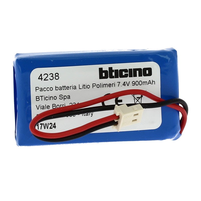 Bticino - Batterie pour sirène intérieure référence BT4216 pour alarme intrusion MyHOME_Up