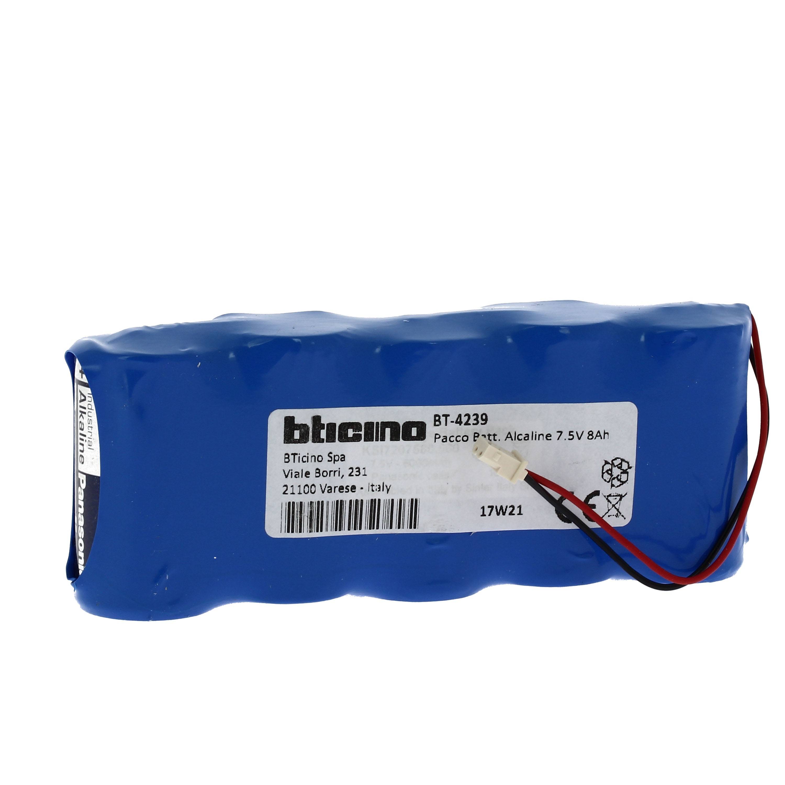 Bticino - Batterie pour sirène radio extérieure réf.BT4287 pour alarme intrusion MyHOME_Up