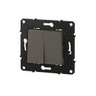 Bticino - Double interrupteur ou va-et-vient Altège 10A - finition Nuage