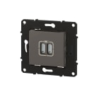 Bticino - Prise double USB Altège Type-A 3A - finition Nuage