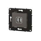 Bticino - Prise double USB Altège Type-A 3A - finition Nuage