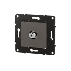 Bticino - Prise télévision simple type F à visser Altège - finition Nuage