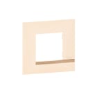 Bticino - Plaque Altège Collection Déco 1 poste finition Sable