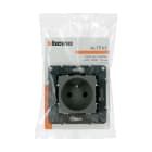 Bticino - Prise de courant Altège 16A bornes automatiques - finition Nuage