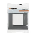 Bticino - Plaque Altège Collection Mezzo 1 poste finition Note irisée