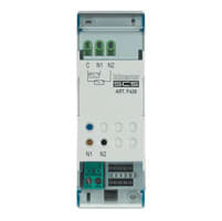 Bticino - Interface de contact modulaire MyHOME_Up 2 contacts - 2 modules