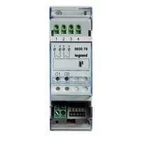 Bticino - Actionneur 2 relais indépendants gestion température MyHOME_Up - 2 modules DIN