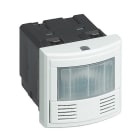 Bticino - Détecteur de mouvements/luminosité + poussoir Axolute BUS - White