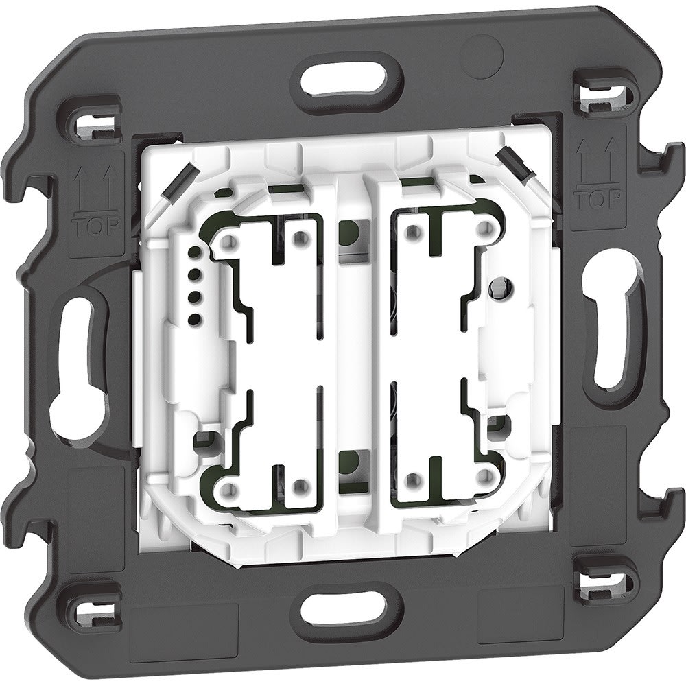 Bticino - Commande double sans fil Living Now with Netatmo pour éclairage - 2 modules