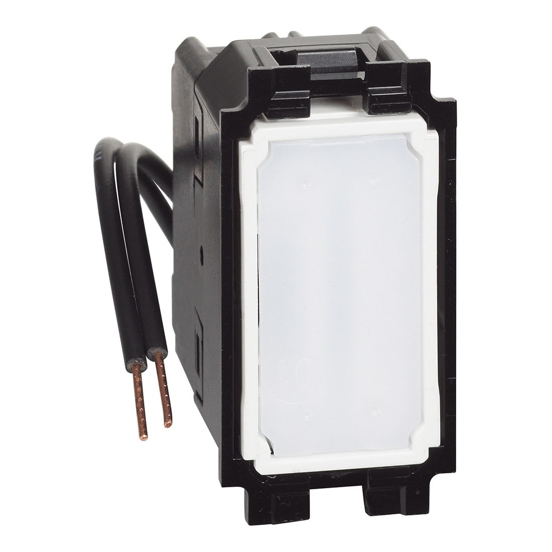 Bticino - Permutateur lumineux ou témoin avec LED blanche 10A Living Now - 1 module