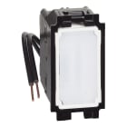 Bticino - Permutateur lumineux ou témoin avec LED blanche 10A Living Now - 1 module