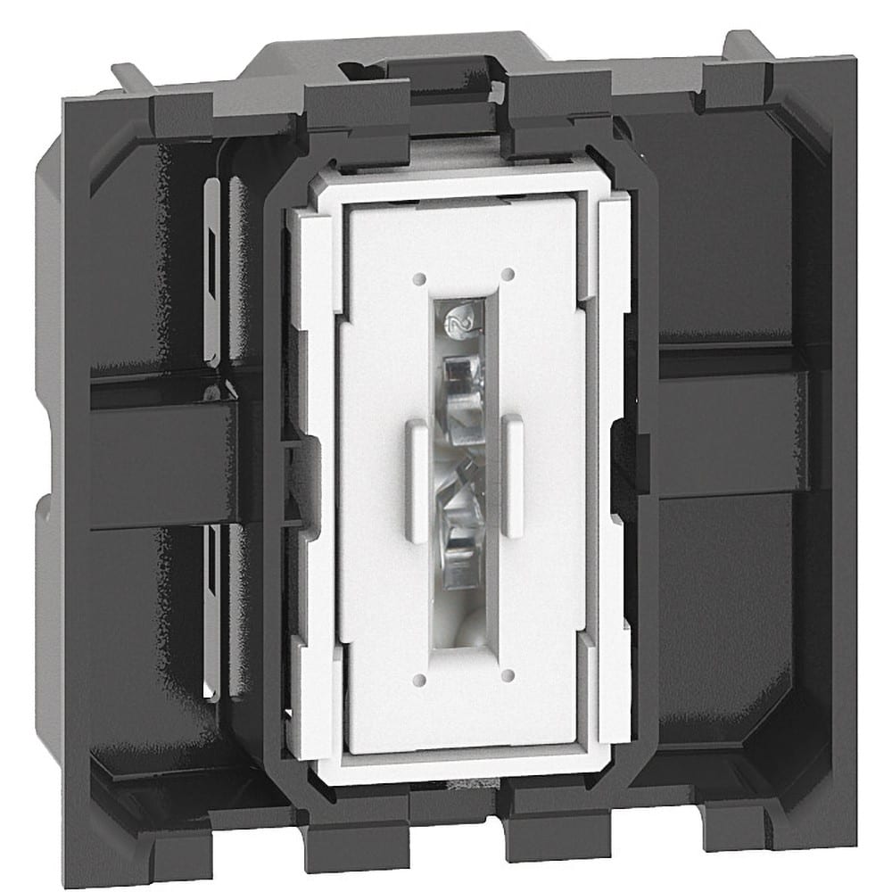 Bticino - Poussoir Living Now contact NO - 2 modules