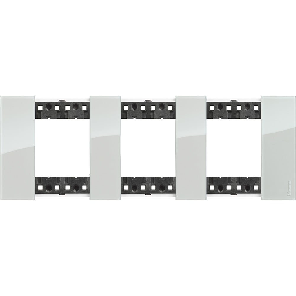 Bticino - Plaque de finition Living Now Collection Les Blancs 3x2 modules finition Ciel