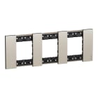 Bticino - Plaque de finition 2x3 modules Champagne - Living Now