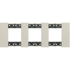 Bticino - Plaque de finition Living Now Collection Les Sables 3x2 modules finition Sable