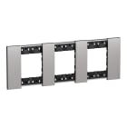 Bticino - Plaque de finition 2x3 modules Acier - Living Now