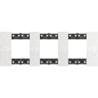 Bticino - Plaque de finition Living Now Collection Les Blancs 3x2 modules finition Pixel