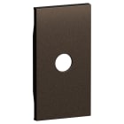 Bticino - Enjoliveur prise TV 2 modules Bronze - Living Now