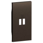 Bticino - Enjoliveur Living Now double chargeur USB Power Delivery 30W - 2 modules- Bronze
