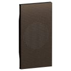 Bticino - Enjoliveur sonnette buzzer 2 modules Bronze - Living Now