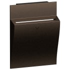 Bticino - Enjoliveur lecteur de badge 2 modules - Bronze - Living Now