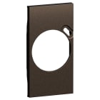 Bticino - Enjoliveur prise Schuko + USB 2 modules Bronze - Living Now
