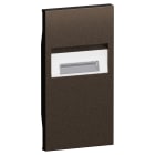 Bticino - Enjoliveur lampe directionnelle 2 modules Bronze - Living Now