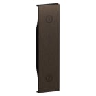 Bticino - Enjoliveur fonction 1?2 1 module - Bronze - Living Now