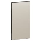 Bticino - Obturateur 2 modules Champagne - Living Now