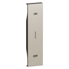Bticino - Enjoliveur ON/OFF 1 module - Champagne - Living Now