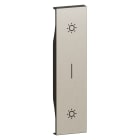 Bticino - Enjoliveur double poussoir 1 module - Champagne - Living Now