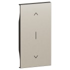 Bticino - Enjoliveur commande volet 2 modules Champagne - Living Now