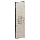 Bticino - Enjoliveur sonnette/buzzer 1 module Champagne - Living Now