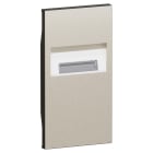 Bticino - Enjoliveur lampe directionnelle 2 modules Champagne - Living Now