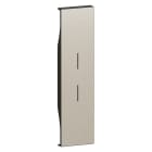 Bticino - Enjoliveur neutre 2 fonctions 1 module - Champagne - Living Now