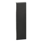 Bticino - Enjoliveur Living Now pour obturateur 1 module - noir