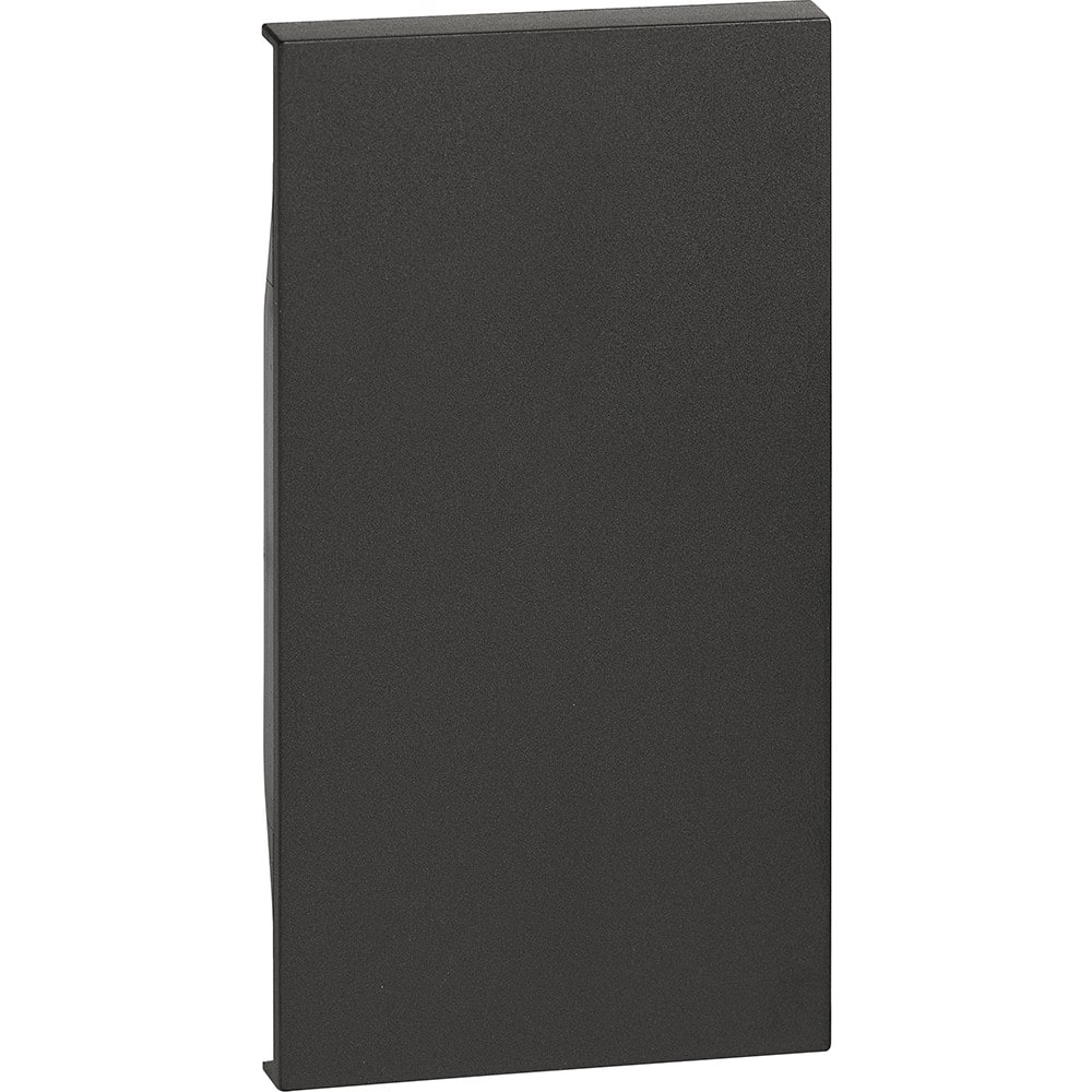 Bticino - Enjoliveur Living Now pour obturateur 2 modules - noir