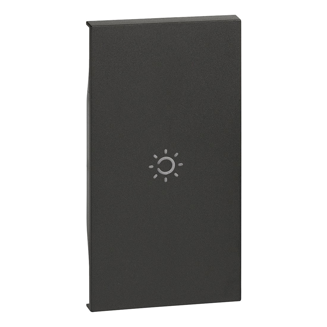 Bticino - Enjoliveur Living Now avec marquage lumière 2 modules - noir
