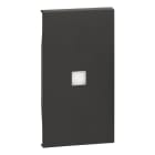 Bticino - Enjoliveur Living Now pour forte intensité lumineuse 2 modules - noir