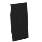 Bticino - Enjoliveur Living Now avec marquage éclairage MyHOME_Up 2 modules - noir