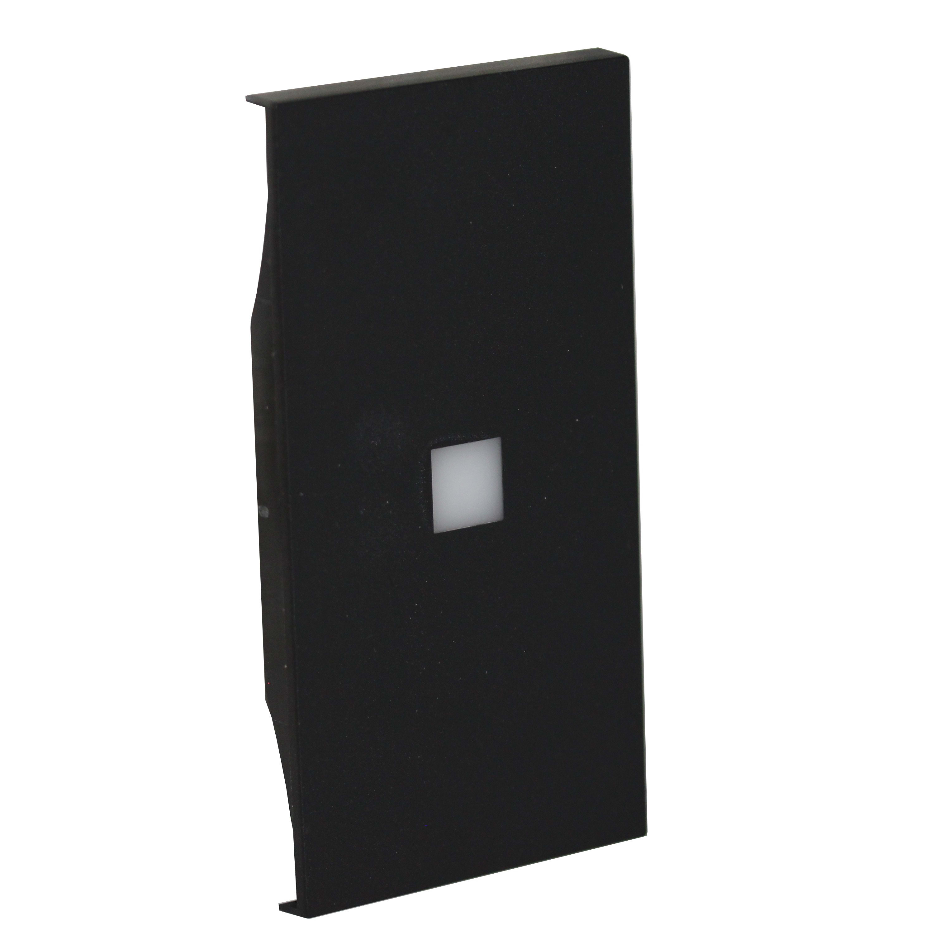 Bticino - Enjoliveur Living Now haute luminosité MyHOME_Up 2 modules - noir