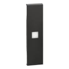 Bticino - Enjoliveur Living Now pour forte intensité lumineuse 1 module - noir
