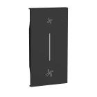 Bticino - Enjoliveur Living Now pour poussoir VMC 2 modules - noir