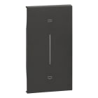 Bticino - Enjoliveur Living Now avec marquage montée/descente MyHOME_Up - noir