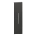 Bticino - Enjoliveur Living Now avec marquage STOP pour volets MyHOME_Up - noir
