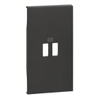 Bticino - Enjoliveur Living Now pour prise USB 2 modules - noir